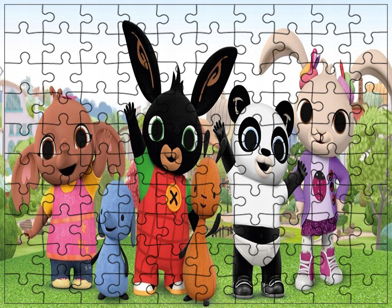 Puzzle Królik Bing