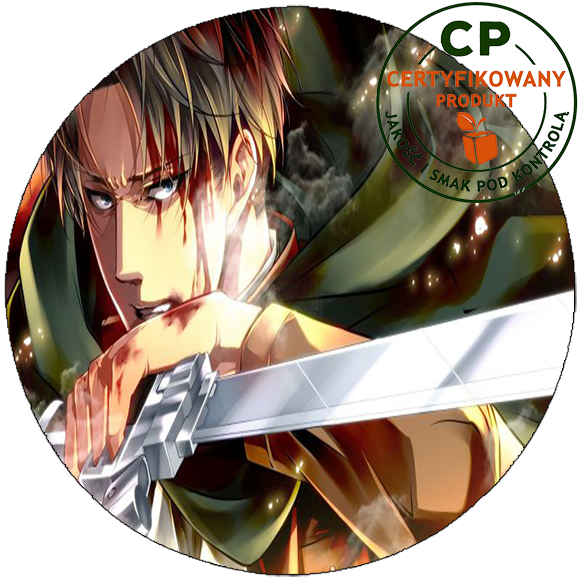 Opłatek na tort Atak Tytanów - Attack of Titans