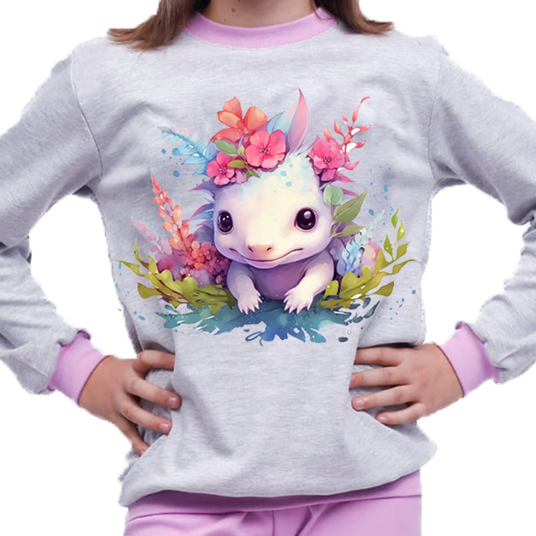 Piżama dziecięca Axolotl