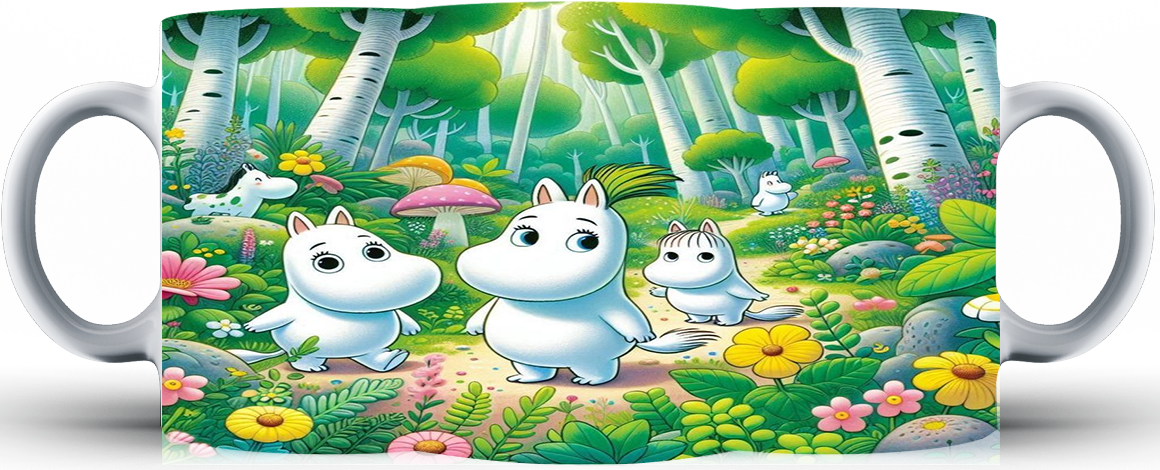 Kubek ceramiczny Muminki - W dolinie Muminków