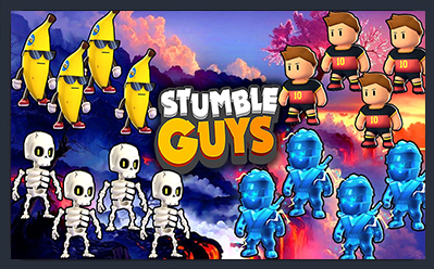 Magnes na lodówkę Stumble Guys