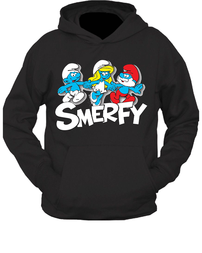 Bluza z kapturem Smerfy