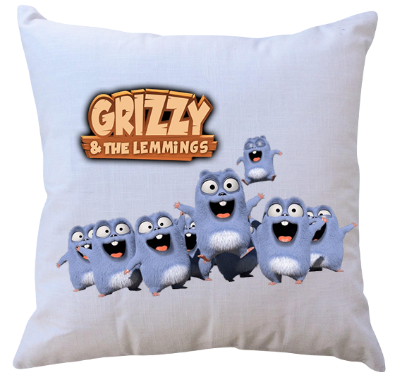 Poduszka Grizzy i Lemingi
