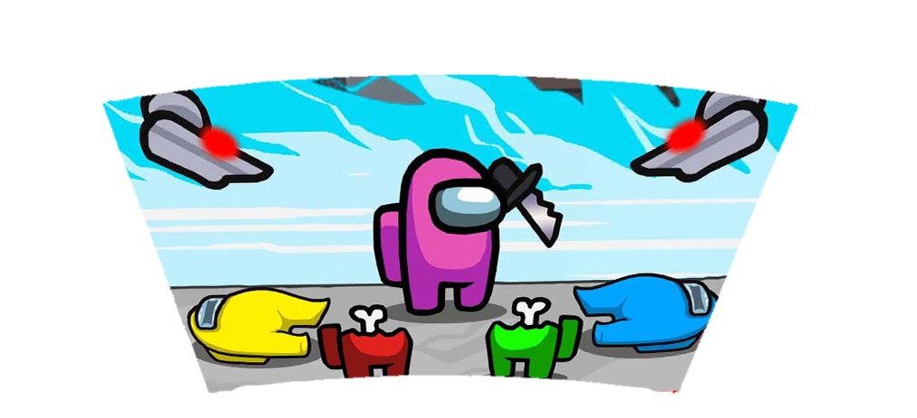 Kubek latte Among Us