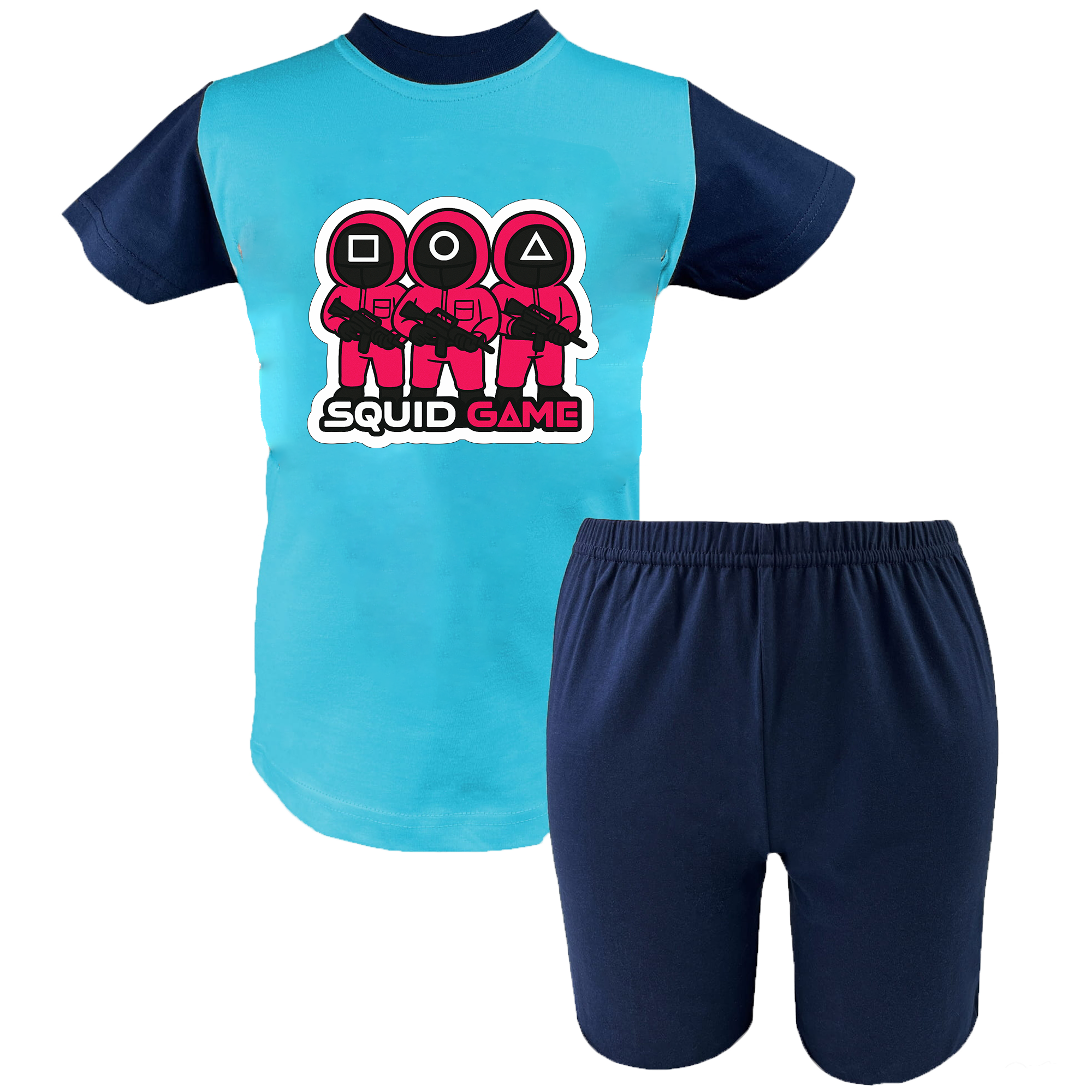 Krótka Piżama dziecięca - Squid Game - Nowy Sezon