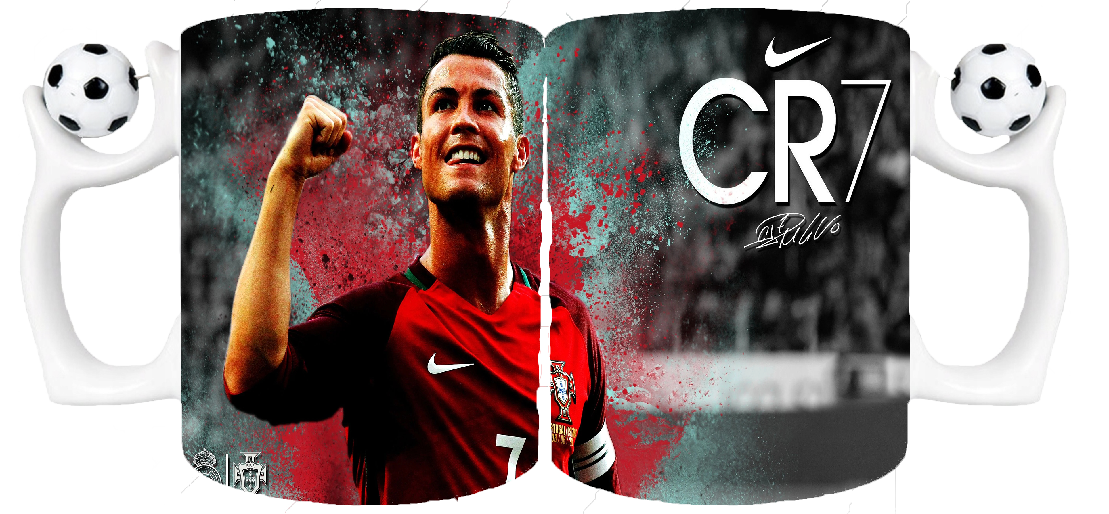 Kubek z piłką dla Fana Ronaldo CR7