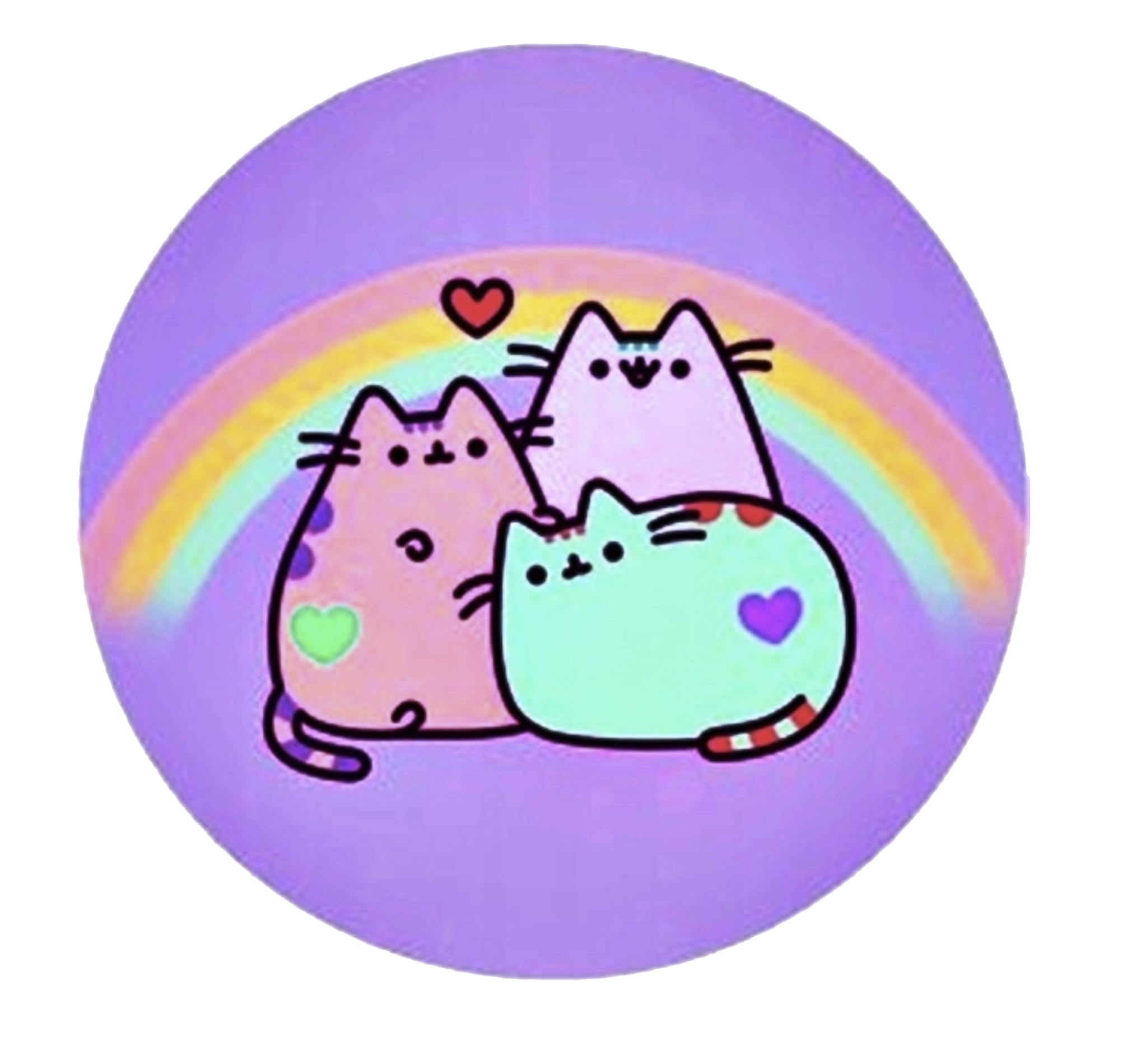 Opłatek na tort Pusheen