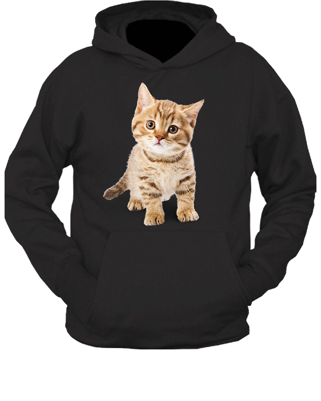 Bluza z kapturem z Kotem