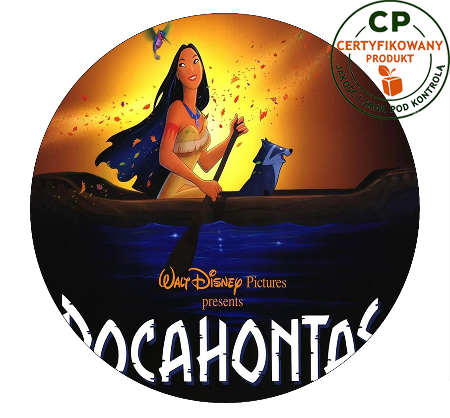 Opłatek na tort Pocahontas