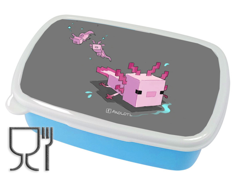 Pojemnik śniadaniowy Axolotl - Minecraft