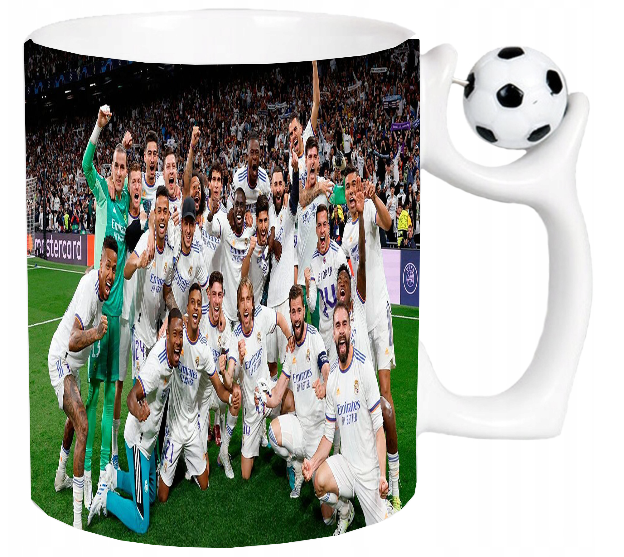 Kubek z piłką dla Fana Real Madryt