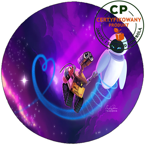 Opłatek na tort Wall-e