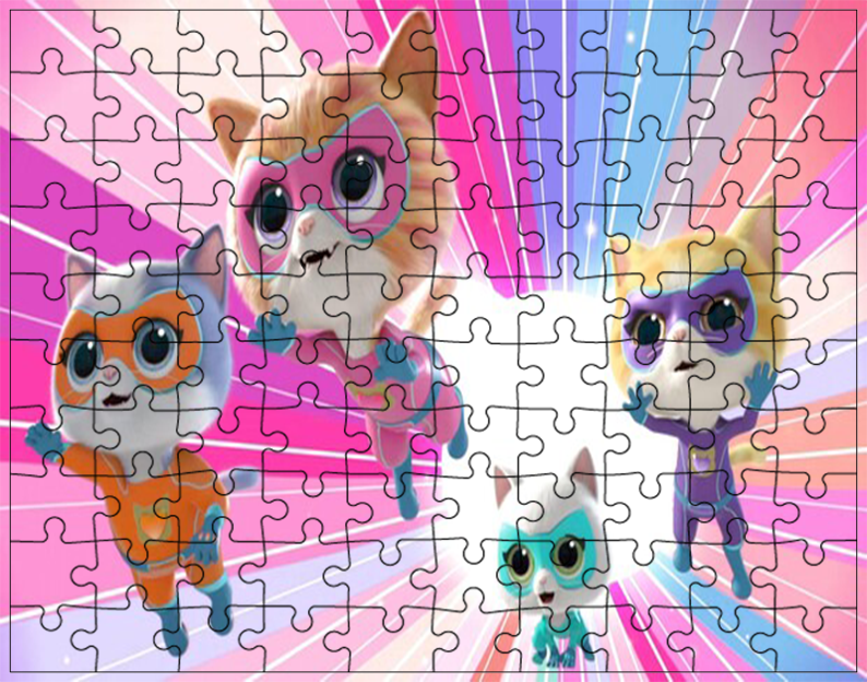 Puzzle Super Kotki