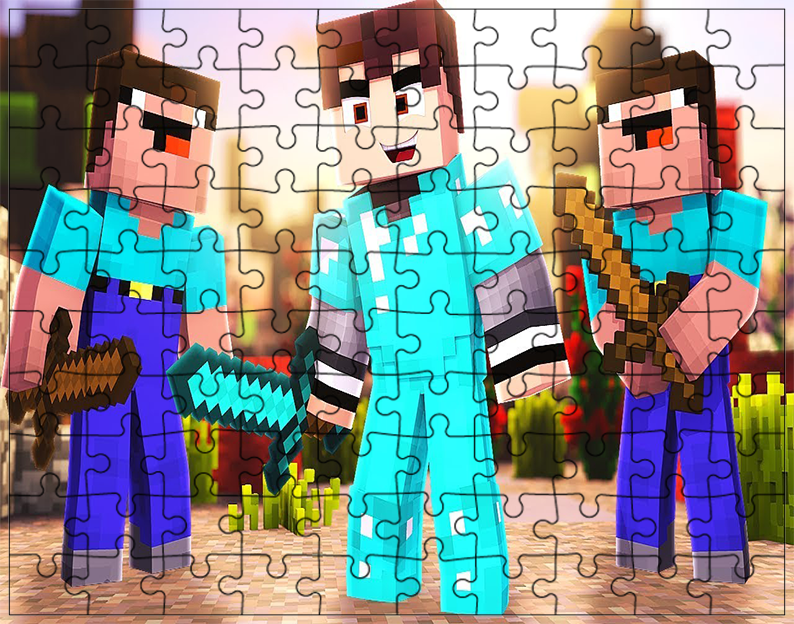 Puzzle Minecraft Roblox