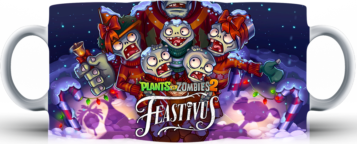 Kubek ceramiczny Plants vs Zombie