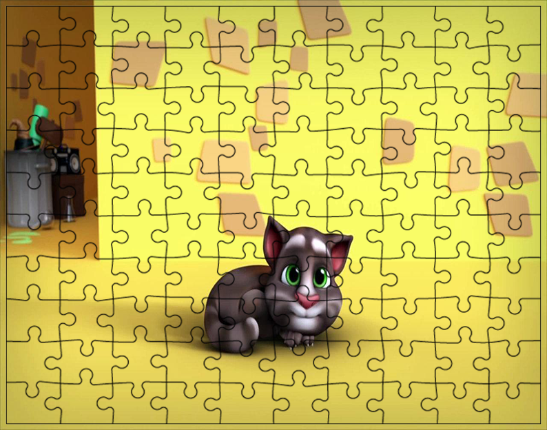 Puzzle Gadający Kot