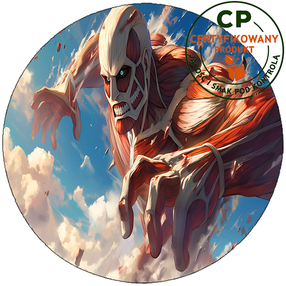Opłatek na tort Atak Tytanów - Attack of Titans