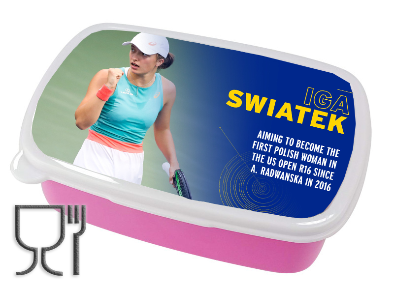Pojemnik śniadaniowy - Lunchbox - Iga Świątek dla fana/fanki