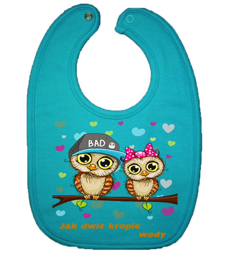 Śliniaczek Bawełniany Jak dwie krople wody