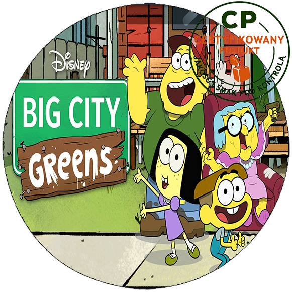 Opłatek na tort Greenowie