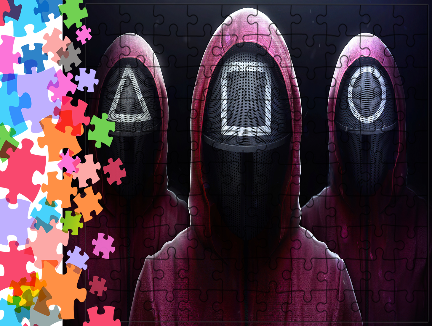 Puzzle tradycyjne - Squid Game