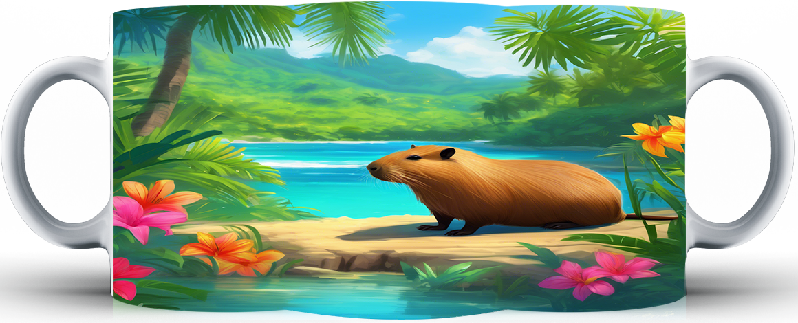 Kubek ceramiczny Kapibara