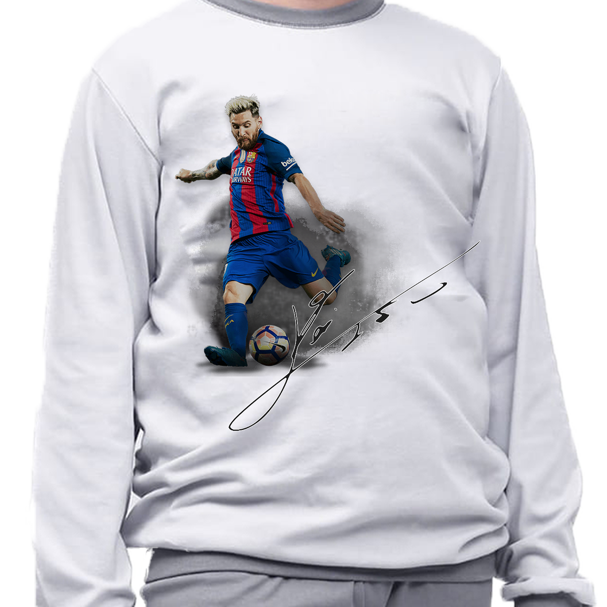 Piżama dziecięca Messi z autografem