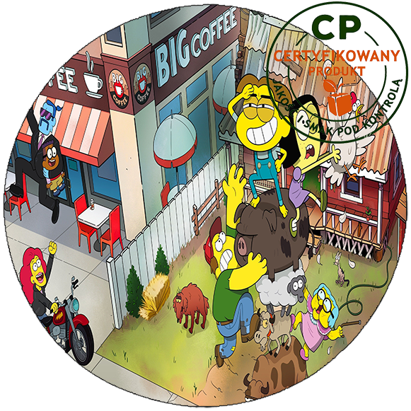 Opłatek na tort Greenowie