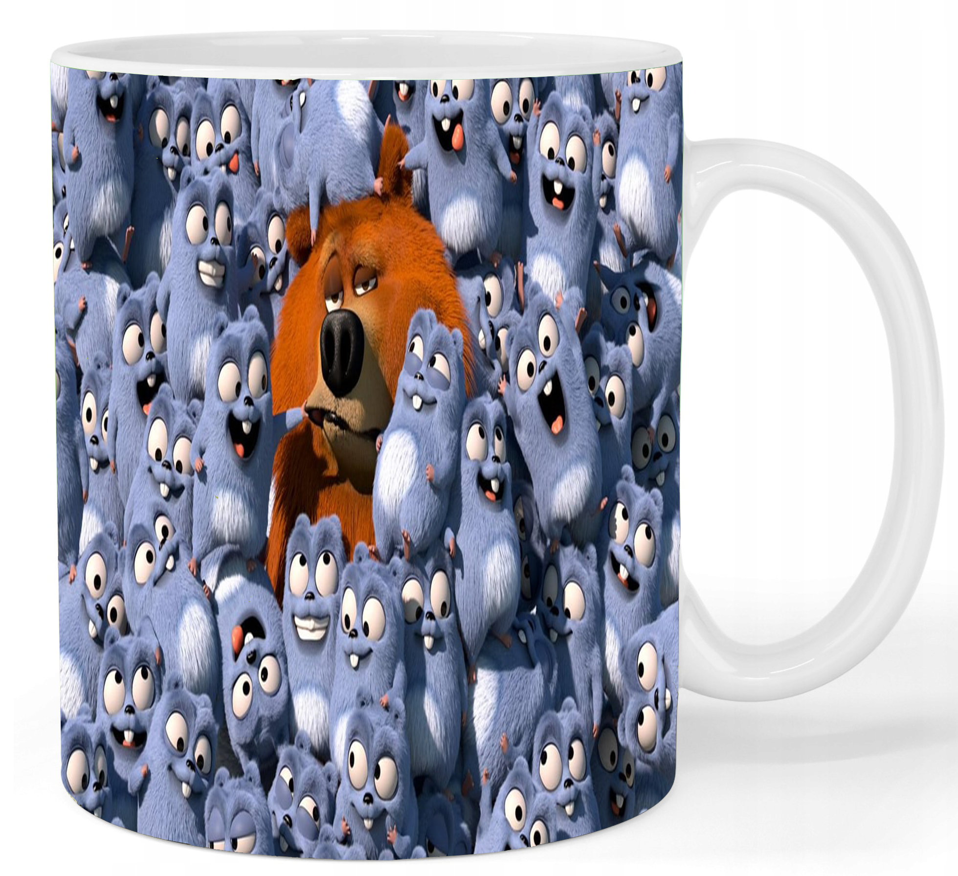 Kubek ceramiczny Grizzy i Lemingi