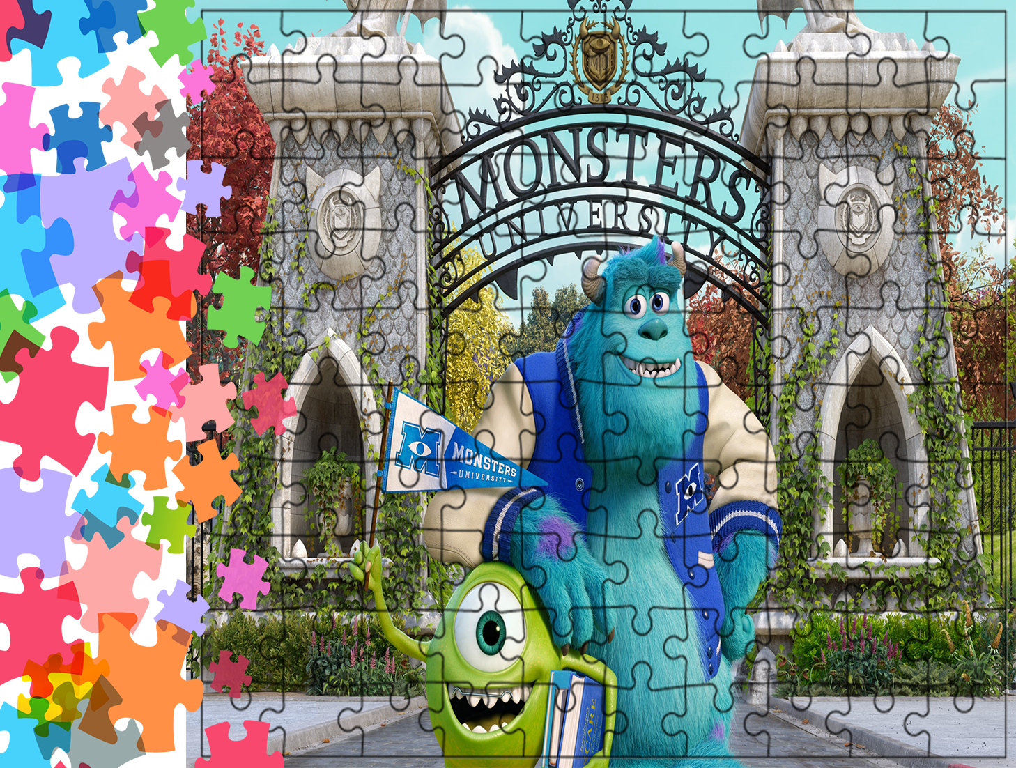 Puzzle tradycyjne Potwory i Spółka