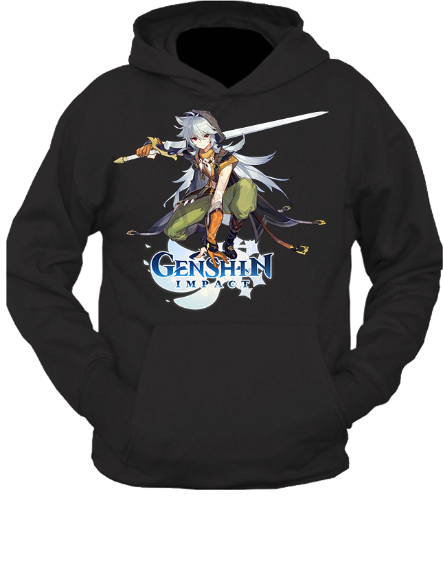 Bluza z kapturem Genshin Impact