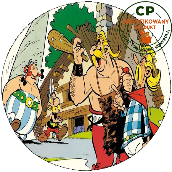 Opłatek waflowy na tort - ASTERIX & OBELIX