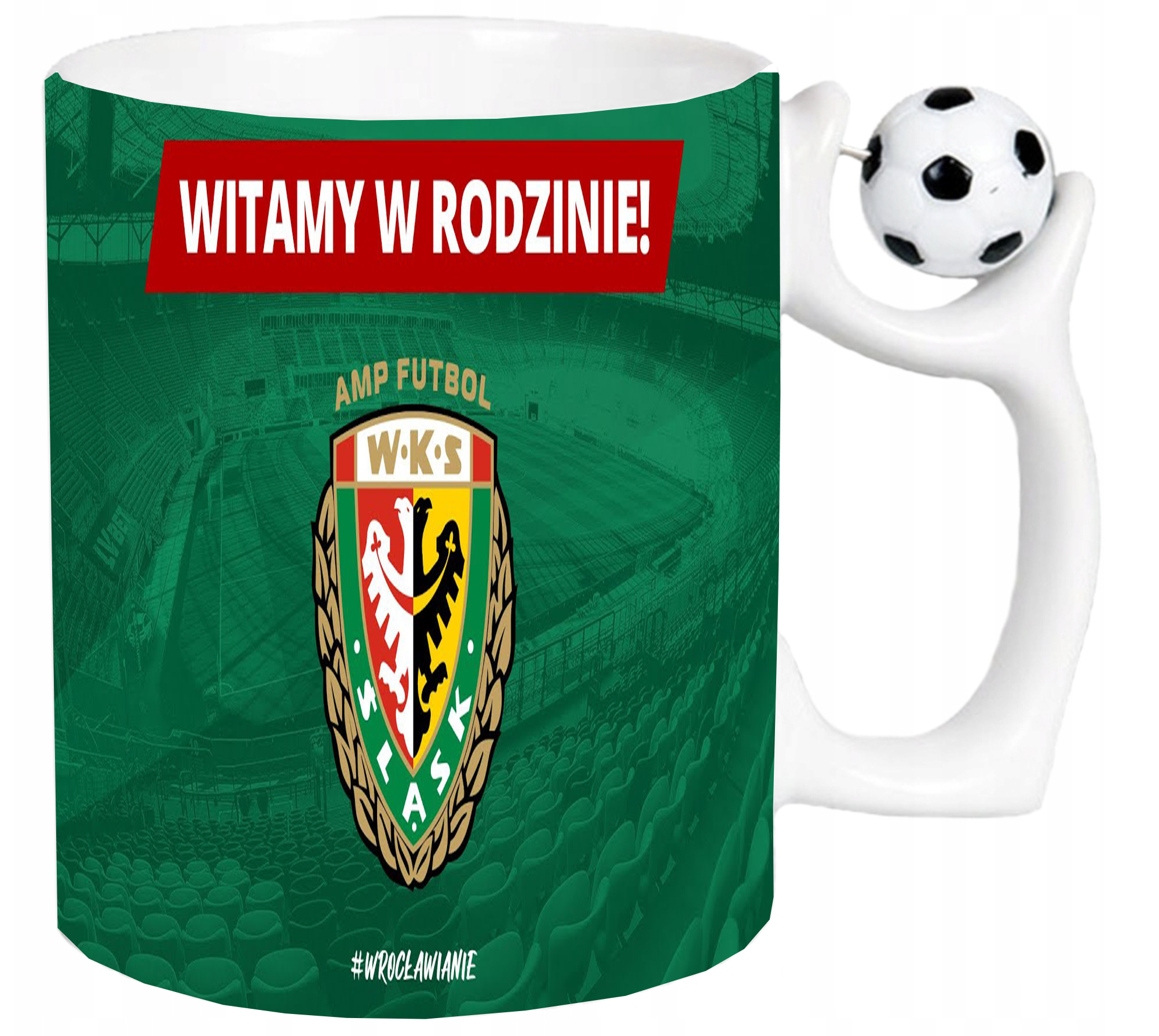 Kubek z piłką dla Fana WKS Śląsk Wrocław
