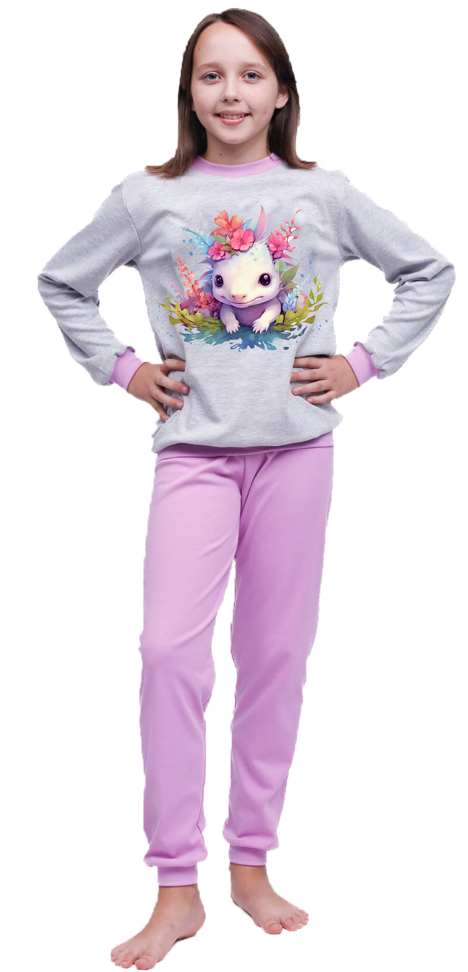 Piżama dziecięca Axolotl