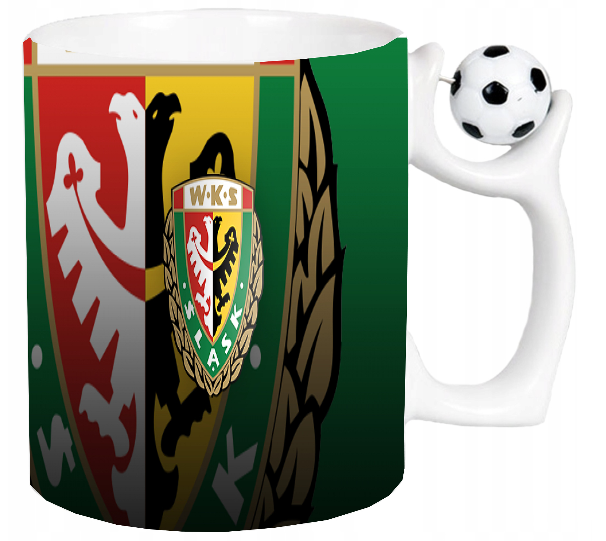 Kubek z piłką dla Fana WKS Śląsk Wrocław