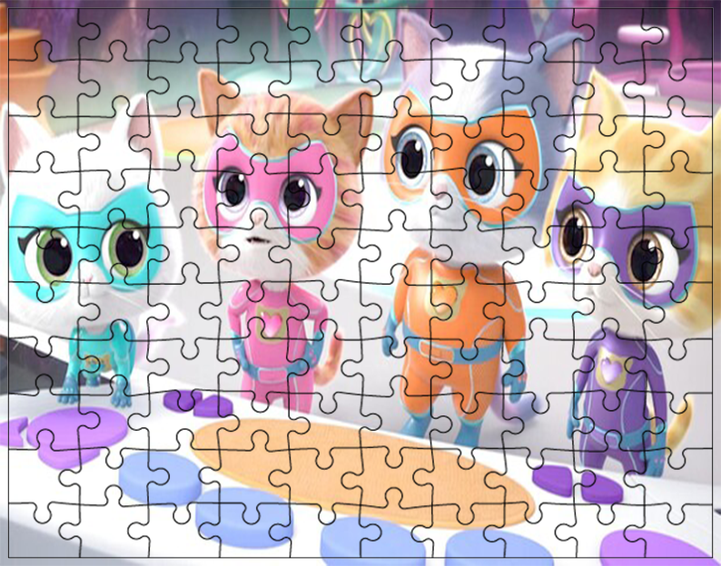 Puzzle Super Kotki