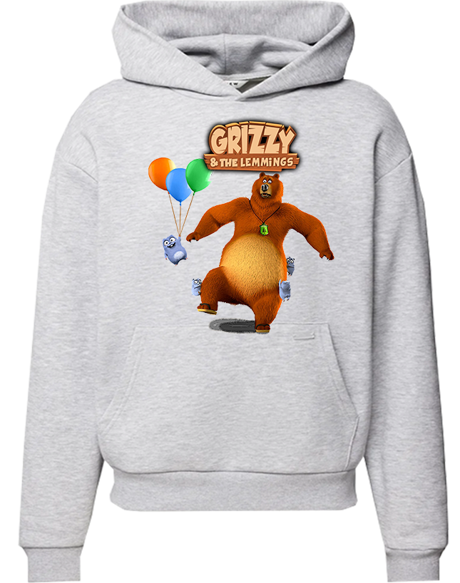 Bluza z kapturem Grizzy i Lemingi