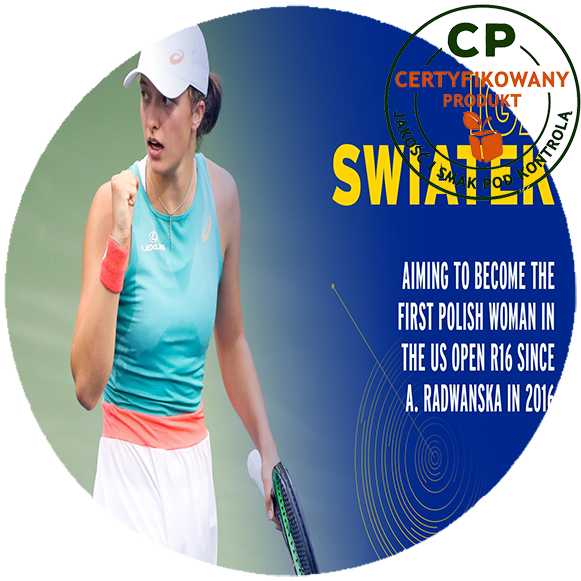 Opłatek na tort Iga Świątek