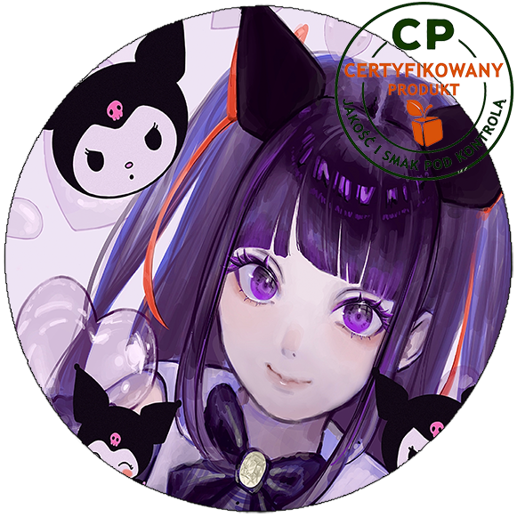 Opłatek na tort Kuromi