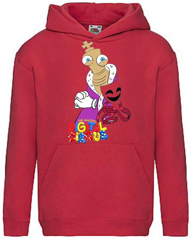 Bluza z kapturem The Amazing Digital Circus - Niesamowity cyfrowy cyrk - Pomni