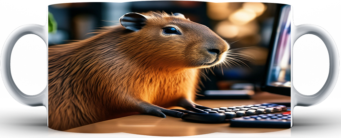 Kubek ceramiczny Kapibara