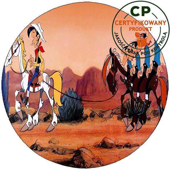 Opłatek na tort Lucky Luke