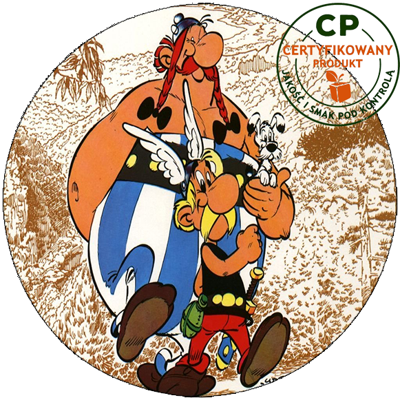 Opłatek waflowy na tort - ASTERIX & OBELIX