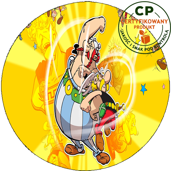 Opłatek waflowy na tort - ASTERIX & OBELIX