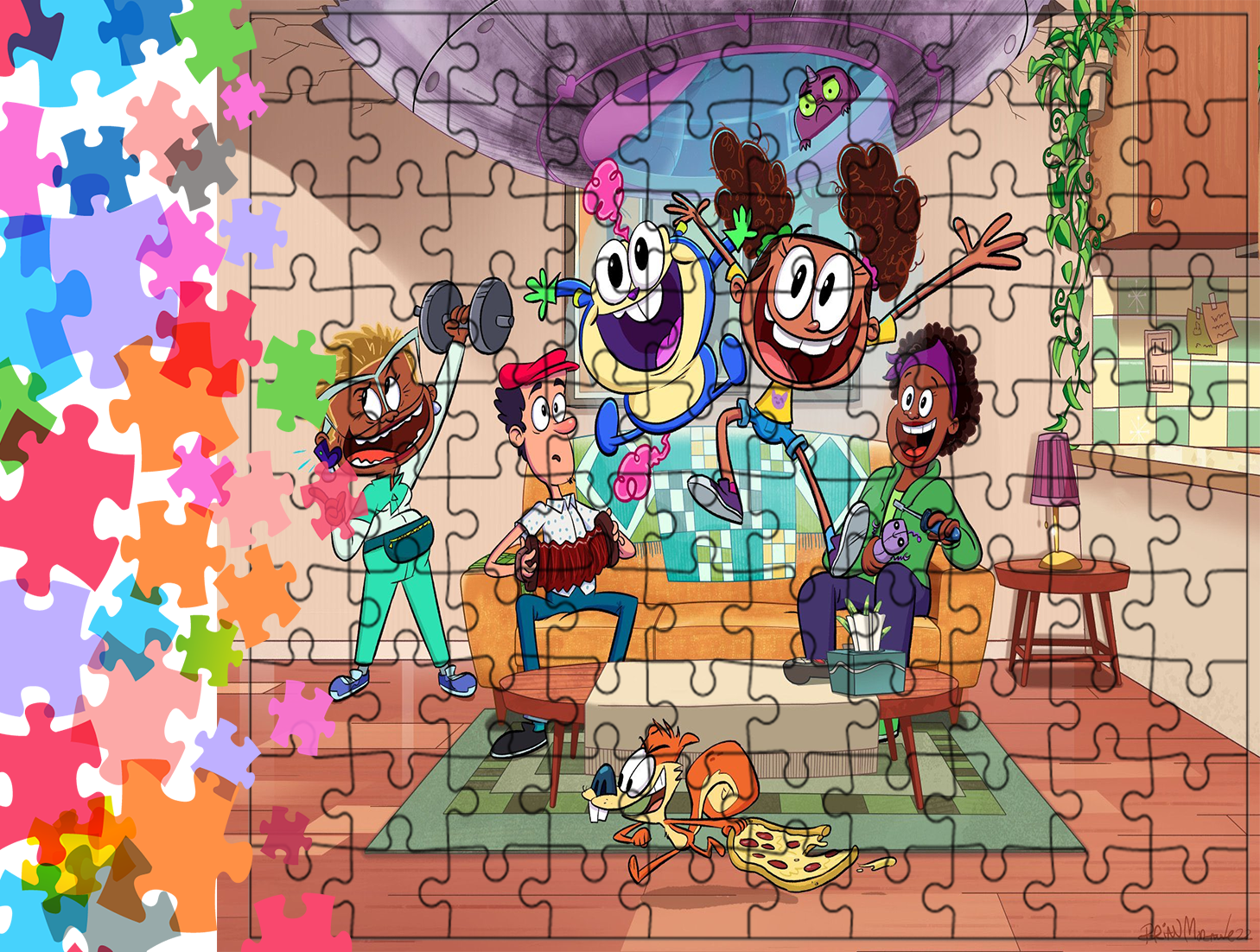 Puzzle tradycyjne Zokie z Planety Ruby