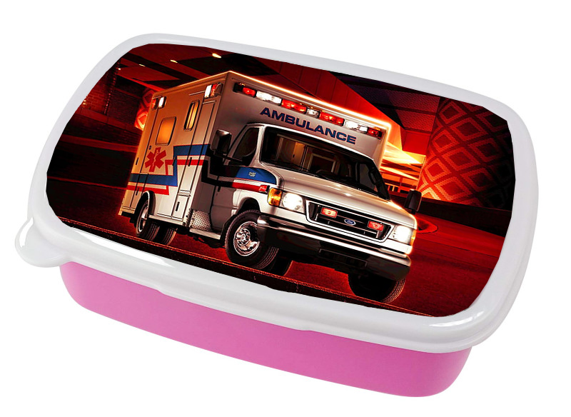 Pojemnik śniadaniowy Pojazdy - Karetka Pogotowia