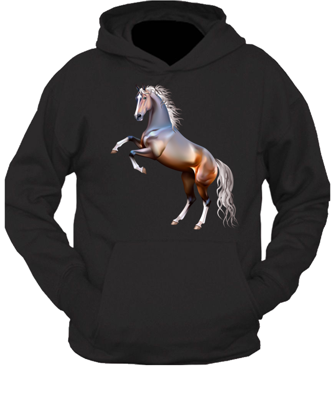 Bluza z kapturem Konie