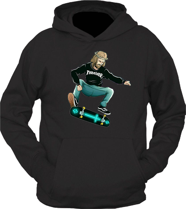 Bluza z kapturem Trasher