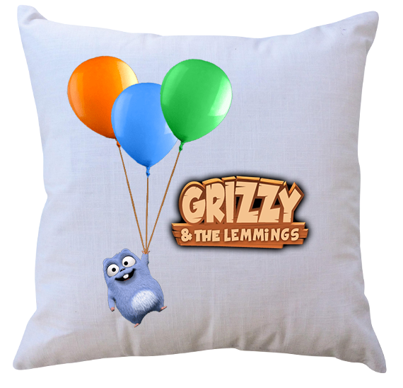 Poduszka Grizzy i Lemingi