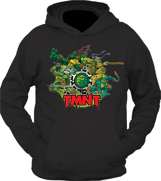 Bluza z kapturem Żółwie Ninja